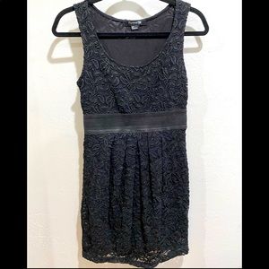 Forever 21 little black dress with lace design